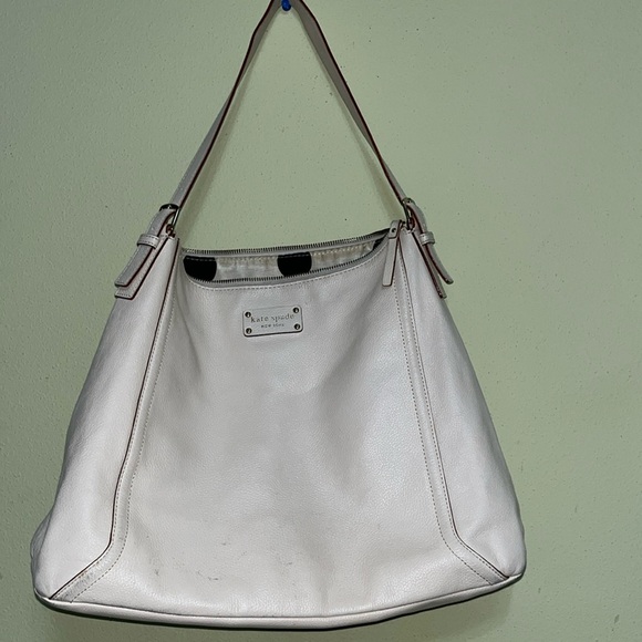 Kate spade ivory/off white hobo bag - Picture 1 of 16
